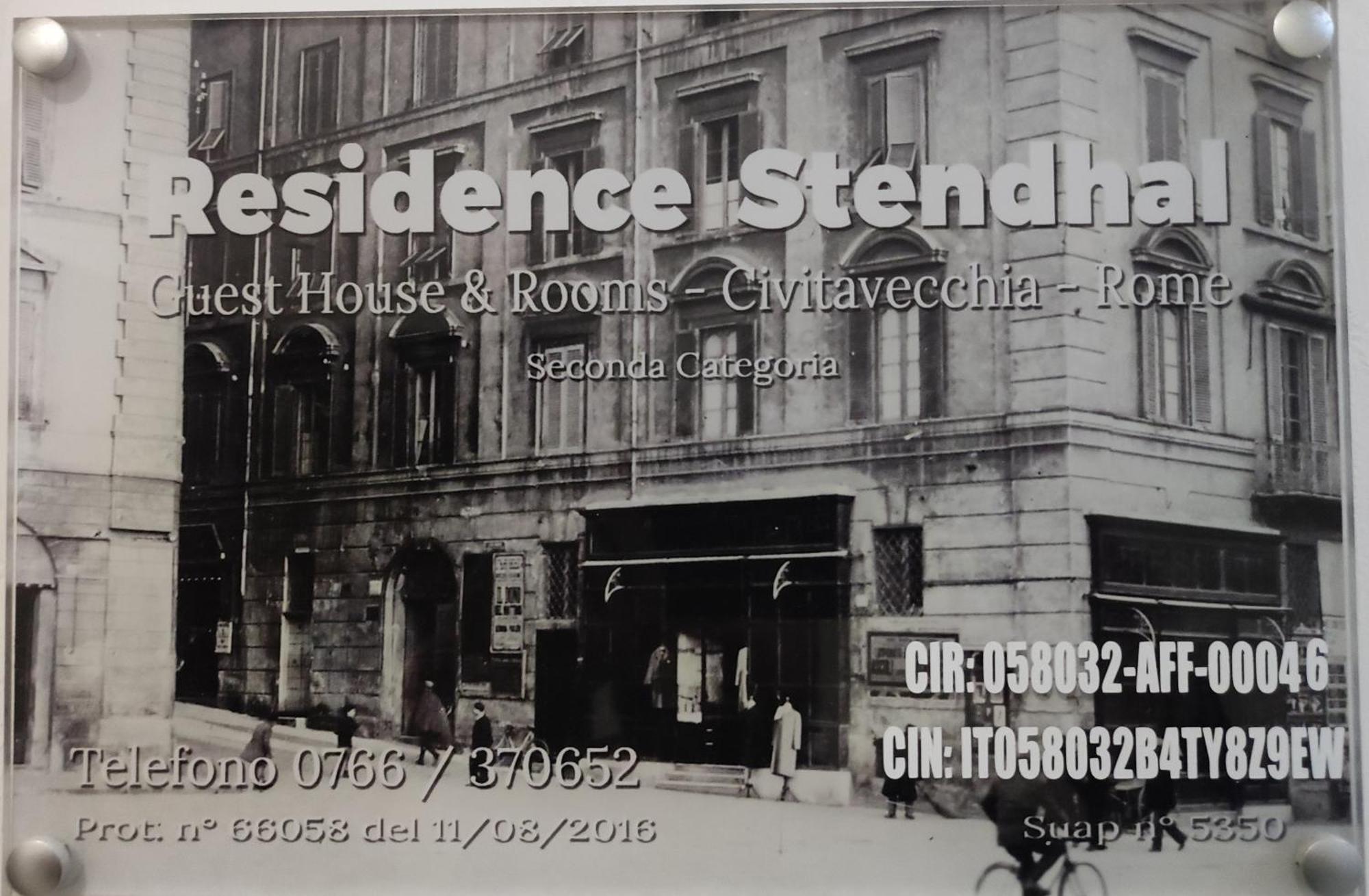 Residence Stendhal Guest House Чивітавекк'я Екстер'єр фото