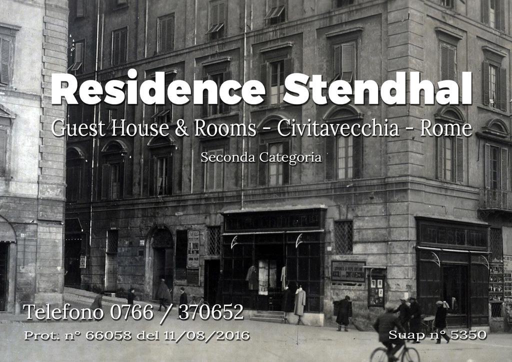 Residence Stendhal Guest House Чивітавекк'я Екстер'єр фото